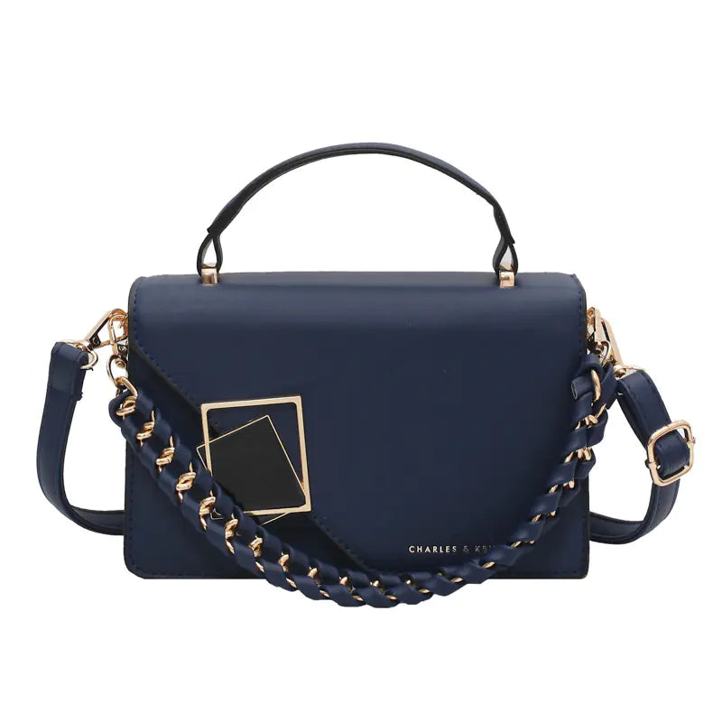 Fashionable Women's Crossbody Bag with Chain Handle