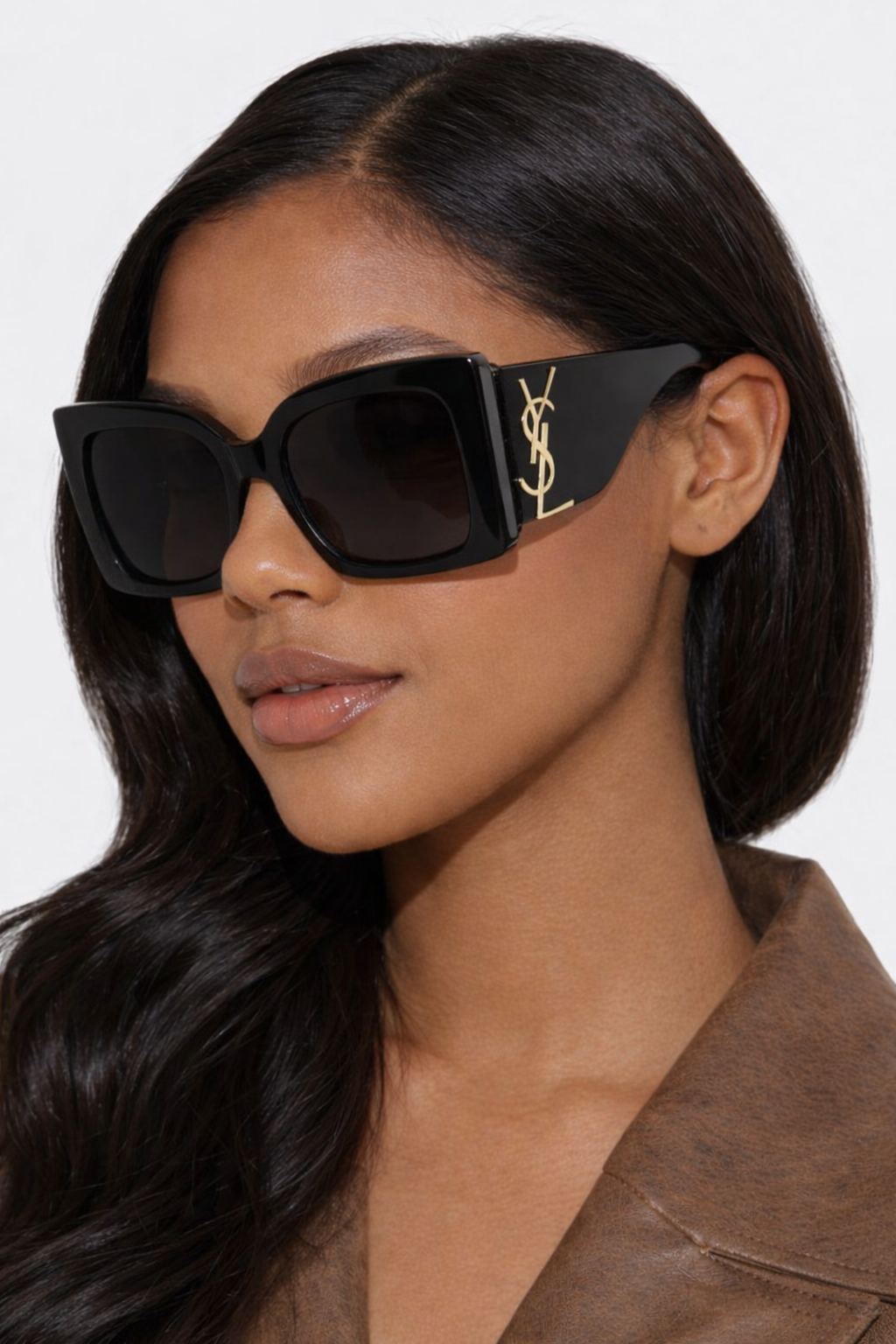 YSL Bold Black Statement Sunglasses
