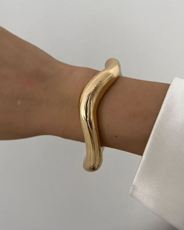 Minimalist Asymmetrical Bangle bracelet