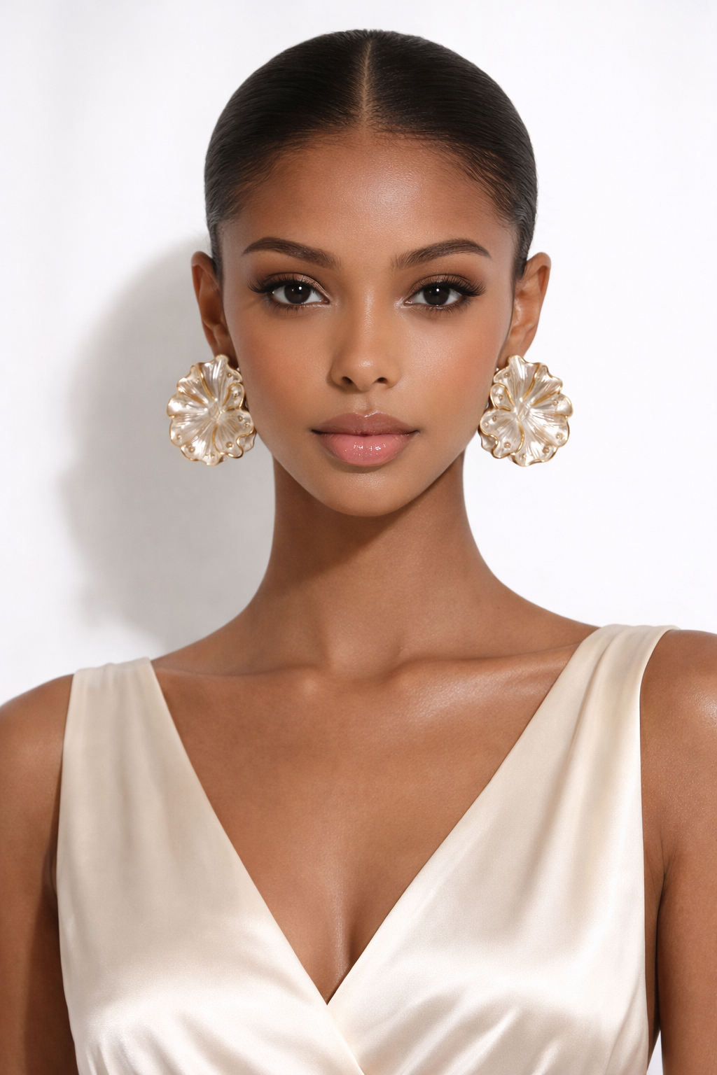 Forever 21 Luxe Bloom Gold Earrings
