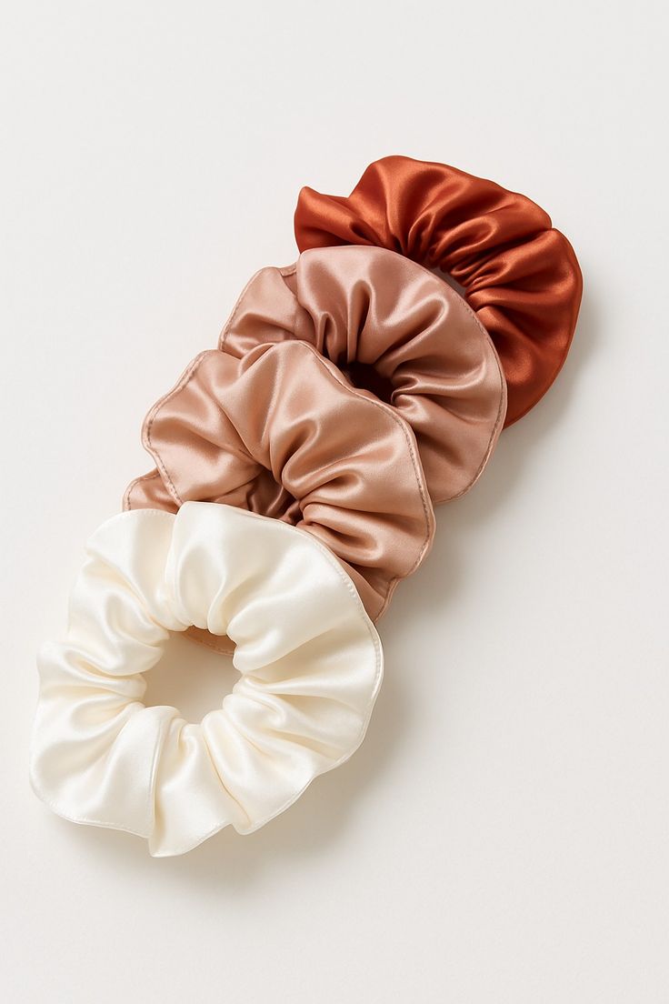 Silk Hair Scrunchies